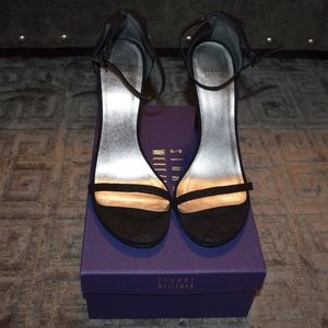 Stuart Weitzman Nudist Black Goosebumps